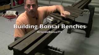 How to Bonsai Create and Build Bonsai Benches  stands  post [upl. by Anoo211]