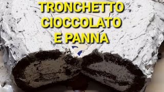 TRONCHETTO O ROTOLO cioccolato e panna [upl. by Asirram897]