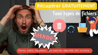 Récupérer GRATUITEMENT des fichiers EFFACES simple et rapide [upl. by Ahsen]