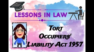 Occupiers Liability Lawful Visitors [upl. by Owain128]