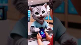 Cat has a lot of money for a iphone 😾📱 catlover cat cats cute kittens [upl. by Lorre]