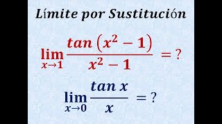 Cómo Resolver Límite de Tangente de x entre x y Tangente de fx  fx en Cero Indeterminación 00 [upl. by Ainattirb]