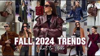 2024 FALL FASHION TRENDS  WHAT TO WEAR THIS SEASON [upl. by Rolfe557]