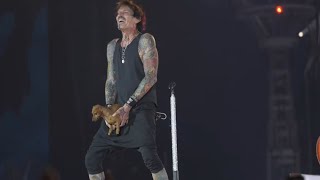 Tommy Lee Pulls Out His ‘Wiener’ On Stage During Motley Crue Show [upl. by Hairakcaz636]