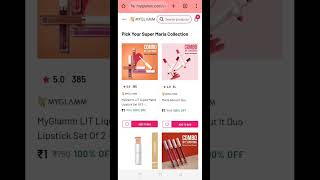 Myglamm compact powder 29rs products loot offer viralvideo [upl. by Skillern992]