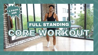 Best Standing Ab Workout For Small Waist amp Flat Belly  ft Coach Greg [upl. by Milinda352]