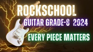 Every Piece Matters RockSchool Grade 8 Guitar guitarmusic music grade grades [upl. by Clarise526]