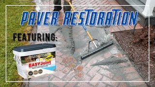 Paver Walkway Restoration using EASYJOINT Joint Sand [upl. by Eniruam493]