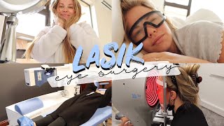 LASIK EYE SURGERY Experience and Recovery Vlog [upl. by Asum397]