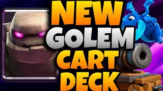 Getting Close To 8000 🏆  Golem Canon Cart Electro Dragon Beatdown Deck  Clash Royale [upl. by Yntrok]