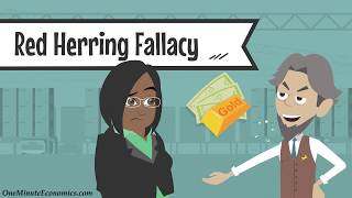 Logical Fallacies in One Minute Non Sequitur Ad Hominem Red Herring Straw Man and Slippery Slope [upl. by Tommy58]