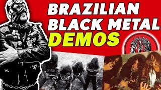 Brazilian Black Metal Demos on Vinyl  Visit to Eastern Front Record Store [upl. by Candice]