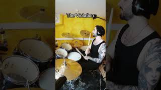 The Violation 95 Speed Drum Cover  Fleshgod Apocalypse drums metaldrummer blastbeats [upl. by Yrffej280]