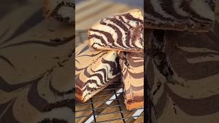 Easy zebra cake ever cake dessert delicious chocolate zebra short pastel торт [upl. by Nylesoy]