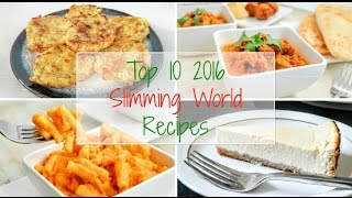 Top 10 2016 Unofficial Slimming World Recipes  Tastefully Vikkie [upl. by Straub843]