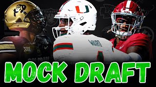 IMPRESSIVE 2025 NFL Mock Draft  Mock The Mock [upl. by Otrebilif599]