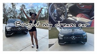 Buying my dream car Mercedes Glc 300 coupe amg trim [upl. by Nywde]