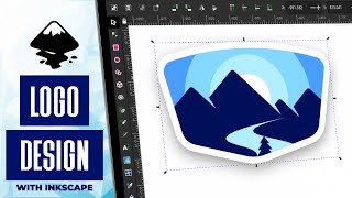 Inkscape Logo Design Tutorial 2022 [upl. by Ralleigh]