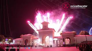 Feria de Albacete 2018 Apertura Puerta de Hierros Fuegos Artificiales y Manchegas [upl. by Cadmar]