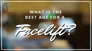 What is the Best Age For a facelift [upl. by Ahsemal]