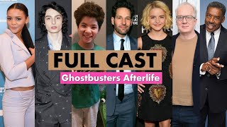 Ghostbusters Afterlife CAST Real Full Names  Ghostbuster Full Cast [upl. by Enelehcim]