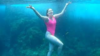 The endless underwater beauty of Capri Island 🍋 Подводные танцы у острова Капри [upl. by Russia957]