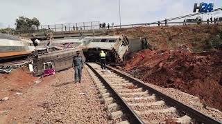 Drame ferroviaire les travaux se poursuivent sur le lieu de l’accident [upl. by Akire]