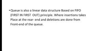 Queue operations like enqueue dequeueoverflow underflow are explained [upl. by Dannel176]