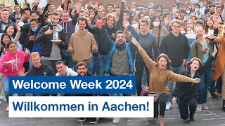 1000 neue internationale Studis  Welcome Week 2024 an der RWTH 😀 [upl. by Adnohr447]