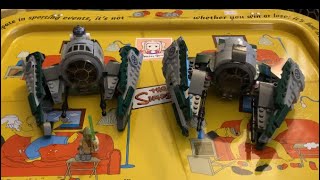 Lego Star Wars Yoda’s Starfighter Old amp New Comparison [upl. by Atinehc]