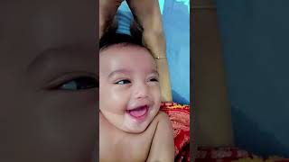 malish ke bad baby ka reaction I small kids kaise bolta hai shorts cutebaby [upl. by Matty72]