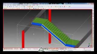 Tekla Tutorial  Escadas [upl. by Hildick]