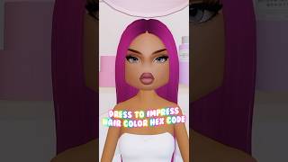 hair color hex codes  Dress To Impress ♡ ‧₊˚ [upl. by Bergren]