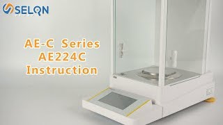 How to Use AE224C analytical balanceInternal Calibration [upl. by Preston]