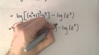 Logarithms  Expanding and Combining  Example 2 [upl. by Nylicaj]