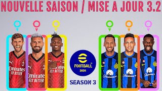 eFootball 2024  Nouvelle Saison et Je teste la mise à jour 32 [upl. by Rehtse]