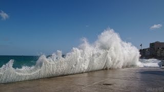 Grandes marées à SaintMalo  4 août 2015 [upl. by Slifka]