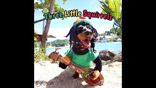 Dog Marley  quotThree Little Squirrelsquot [upl. by Dlarrej170]