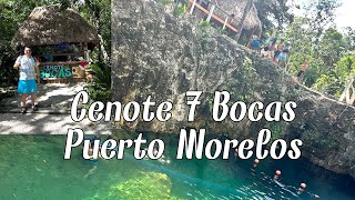 Cenote Siete BocasPuerto Morelos Quintana Roo [upl. by Groark]