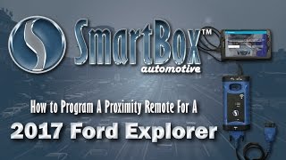 How to Program a Proximity Key to a 2017 Ford Explorer [upl. by Barina]