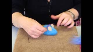 How to make an Artfelt Needle Felt Mouse [upl. by Aicilegna714]