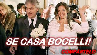 SE CASA ANDREA BOCELLI [upl. by Norbie]