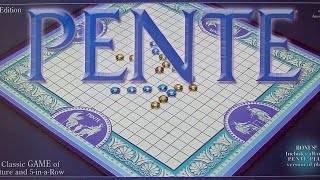 Ep 39 Pente Board Game Review Parker Bros 1977  How To Play [upl. by Ennaylloh]