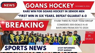 Six outstation players in the spotlight as Goans Hockey register first win in six years [upl. by Doownelg]