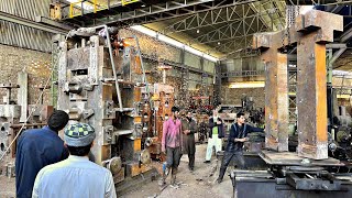 Process of Making 23000KG Rebar Mill in Pakistani Workshop [upl. by Naehs727]