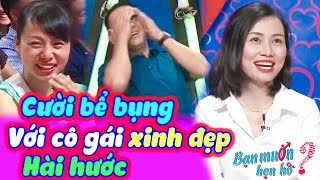 Trường quay cười bể bụng cô gái Nghệ An hài hước tìm chồng làm Quyền Linh Té Ghế  Bạn Muốn Hẹn Hò [upl. by Blackmun]