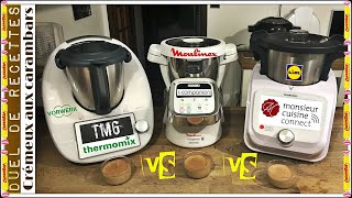 DUEL DE RECETTES  CREMEUX AUX CARAMBARS TM6 VS COMPANION VS MCC par Sand CookampLook [upl. by Valerle]