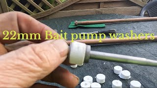 Homemade mould works great for making lugworm bait pump 22mm silicone washers [upl. by Larual436]