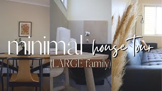 Minimalist Large Family Home Tour Exploring Minimal House [upl. by Idalia]