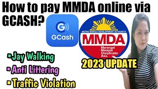 How to pay your traffic violations in MMDA online via GCASH [upl. by Heyde]